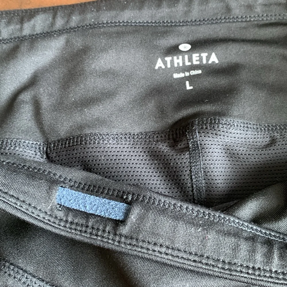 Athleta womens black skort skirt size large athletic pickleball tennis stretch - Picture 4 of 16